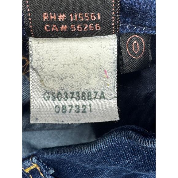 Jen7 by 7 For All Mankind Women's Slim Bootcut Denim Jeans - Size 0 (26x32) - Picture 6 of 6